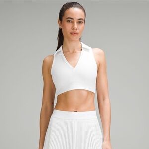 NWOT Lululemon Collared Long Tennis Bra Top A/B Cup